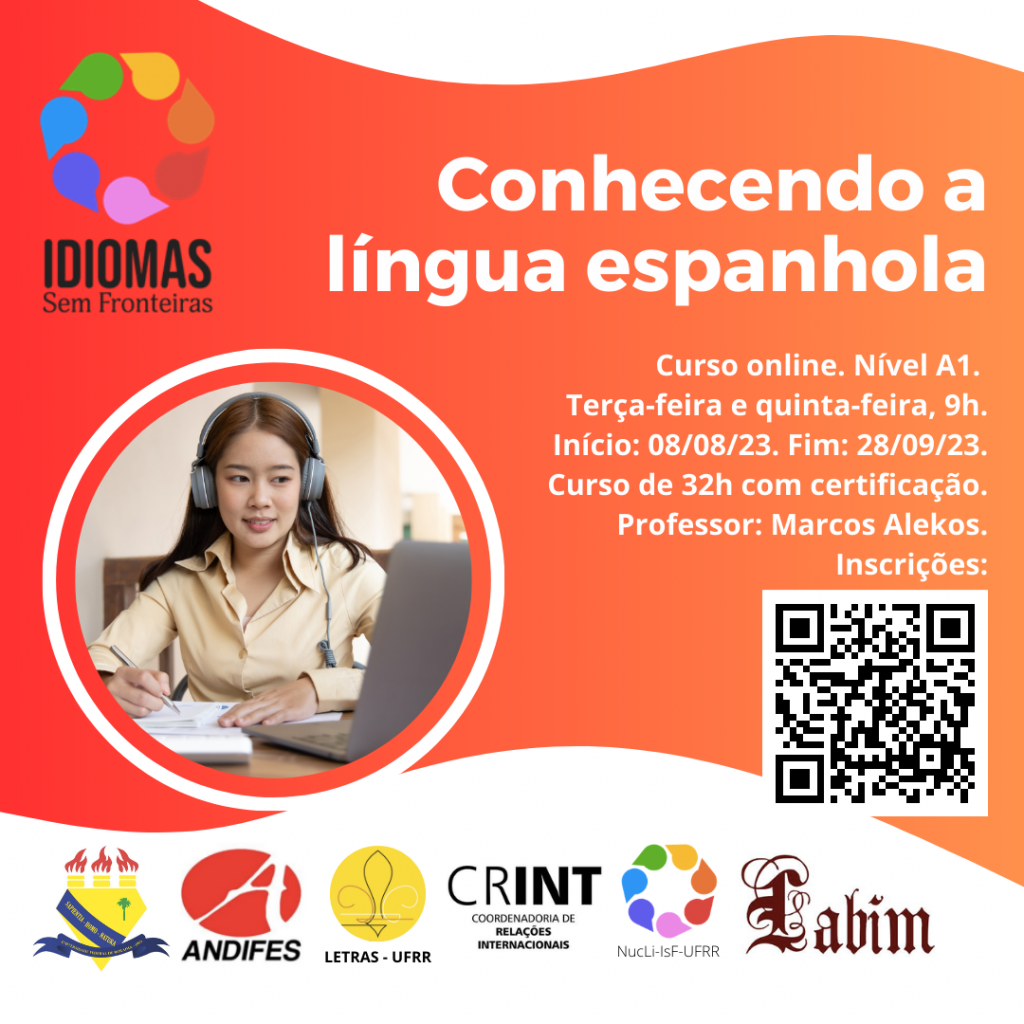 Inscrições para cursos gratuitos de idiomas, ao nível iniciante