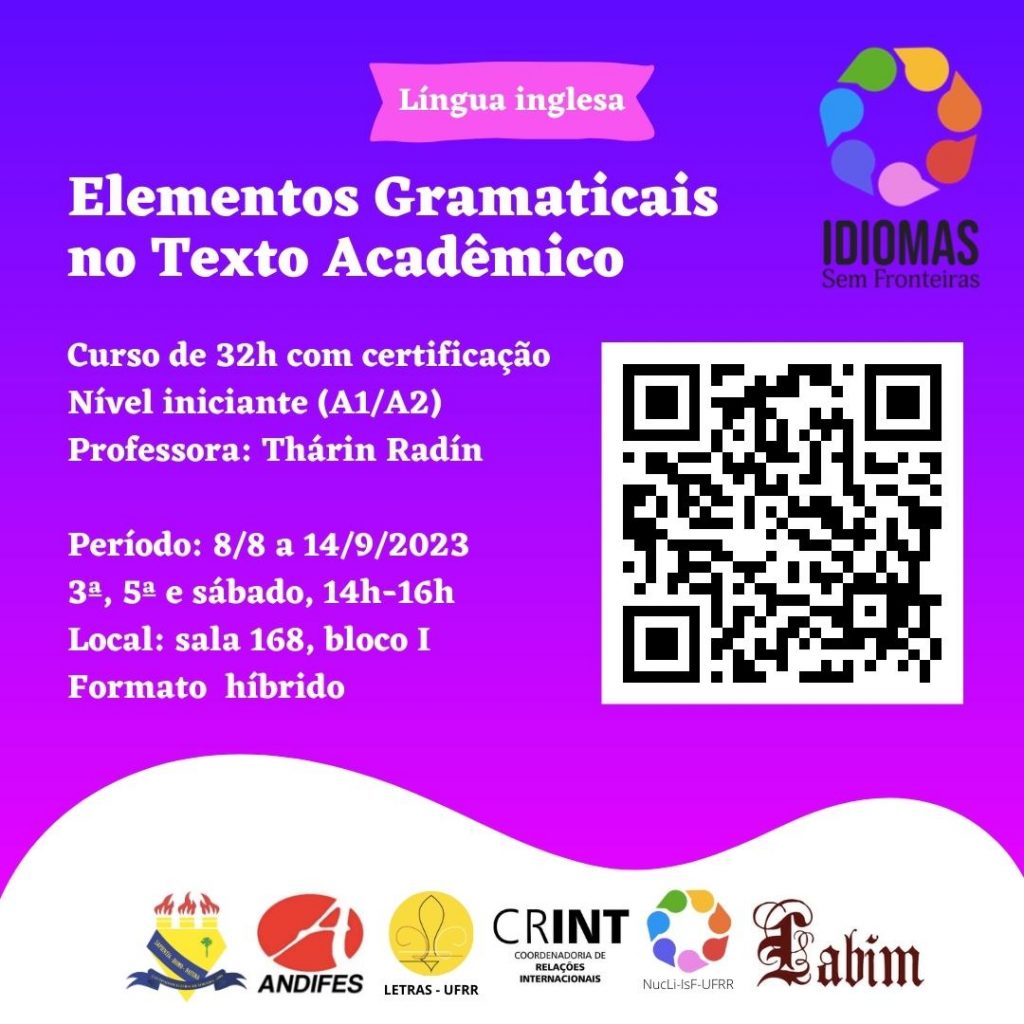 Inscrições para cursos gratuitos de idiomas, ao nível iniciante